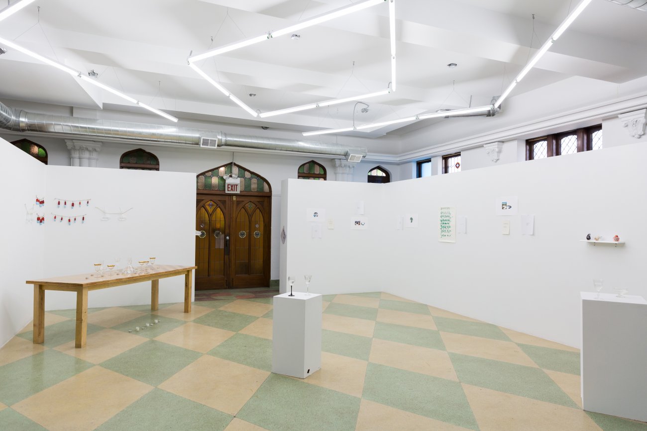 Documentation of art work as installed in the exhibition At The Borderlands: Mitos | Memory  at ACRE Projects 