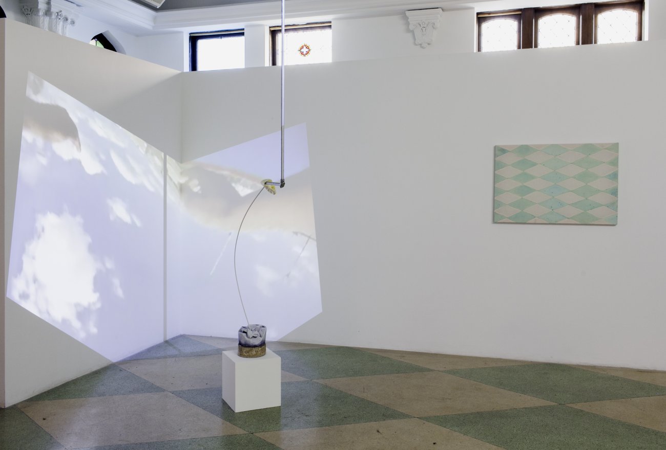 Documentation of art work as installed in the exhibition Mounting Tension at ACRE Projects 