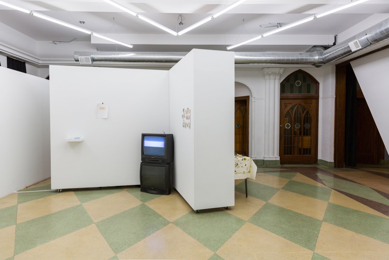 Documentation of art work as installed in the exhibition New Earth: Caribbean Mythmaking at ACRE Projects 