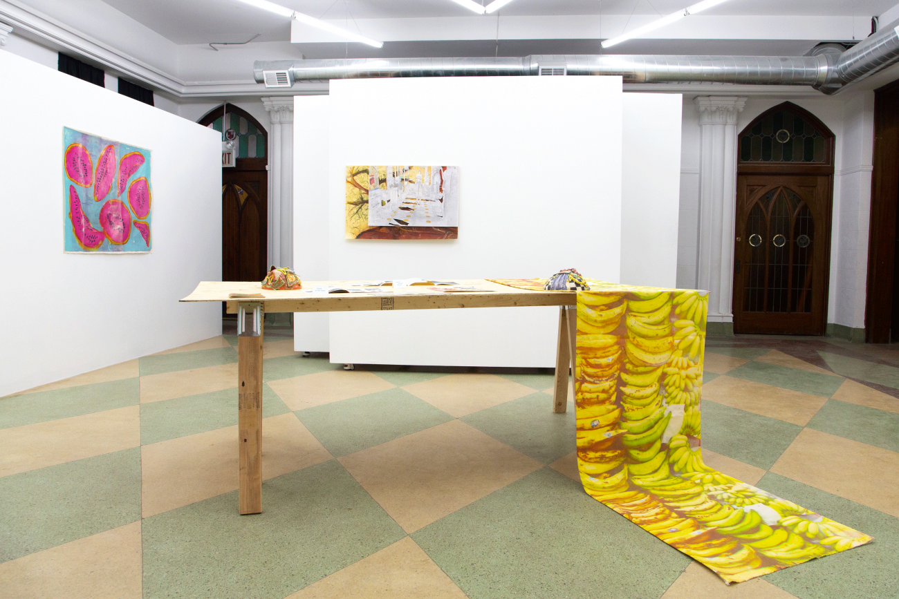Documentation of work as installed in the exhibition “Stranger Than Paradise” at ACRE Projects Gallery