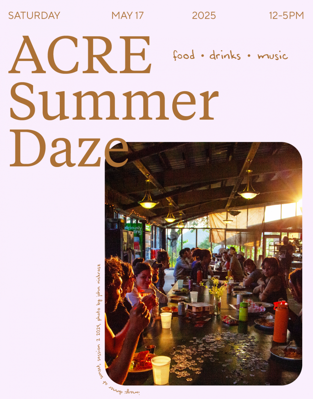 ACRE Summer Daze: May 17, 2025 at McKinley Community Play Garden